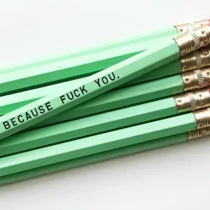 Because Fuck You Pencil