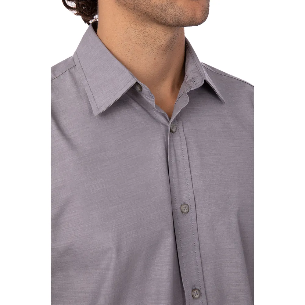 CHAMBRAY SHIRT - Grey