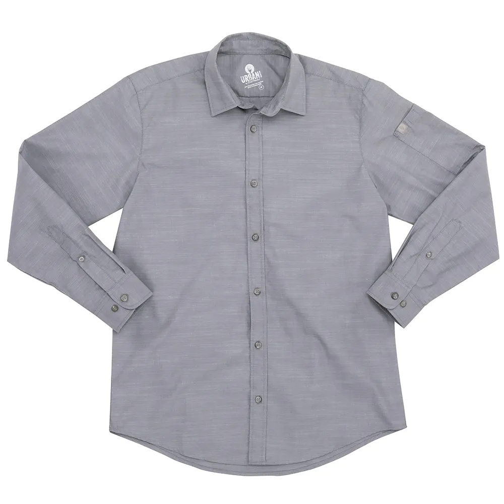 CHAMBRAY SHIRT - Grey