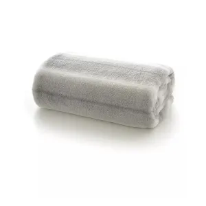 Deyongs 130cm Silver Faux Fur Throw