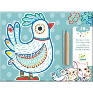 Djeco Colouring Reveal Kit - Forest Friends