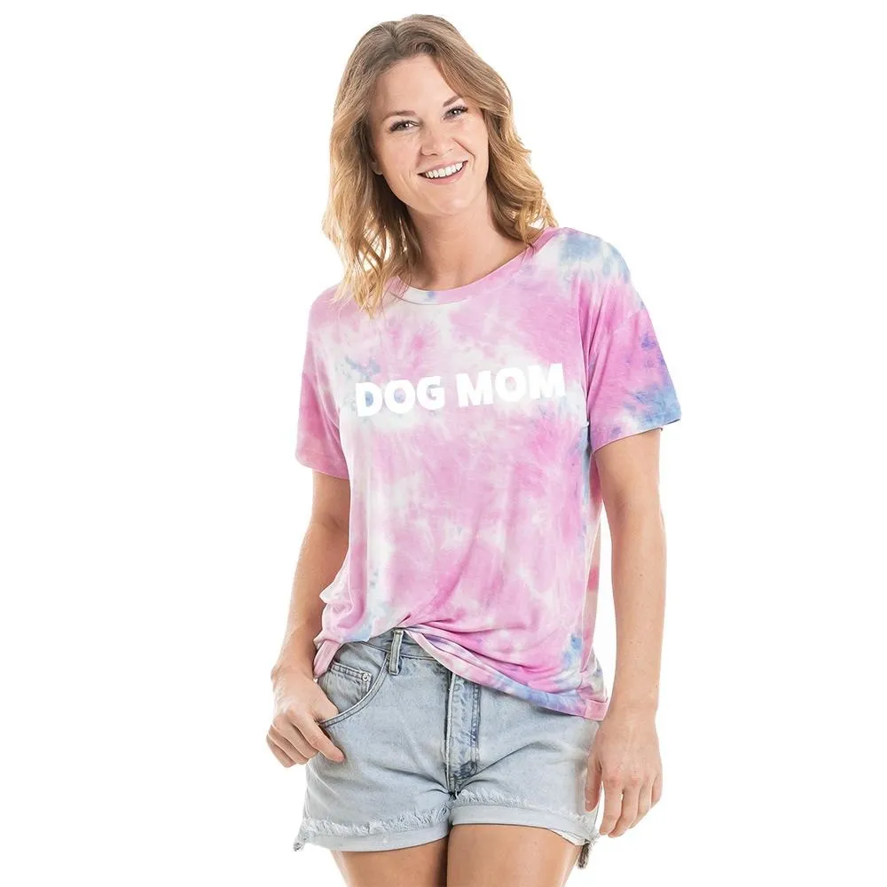 Dog mom Womens graphic t-shirts Tie dye 4 colors