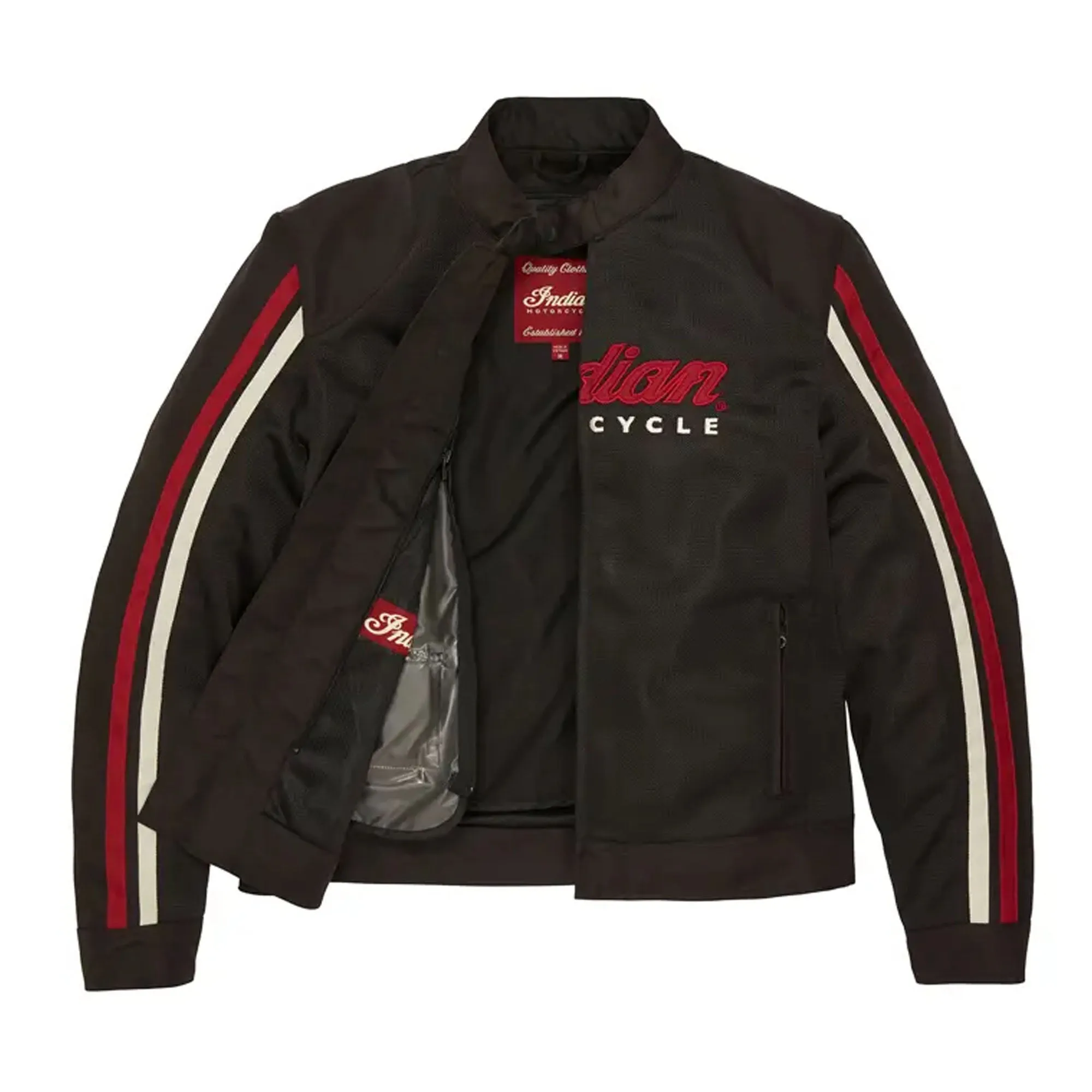 Indian Motorcycle Mens Milestone Mesh Jacket Black