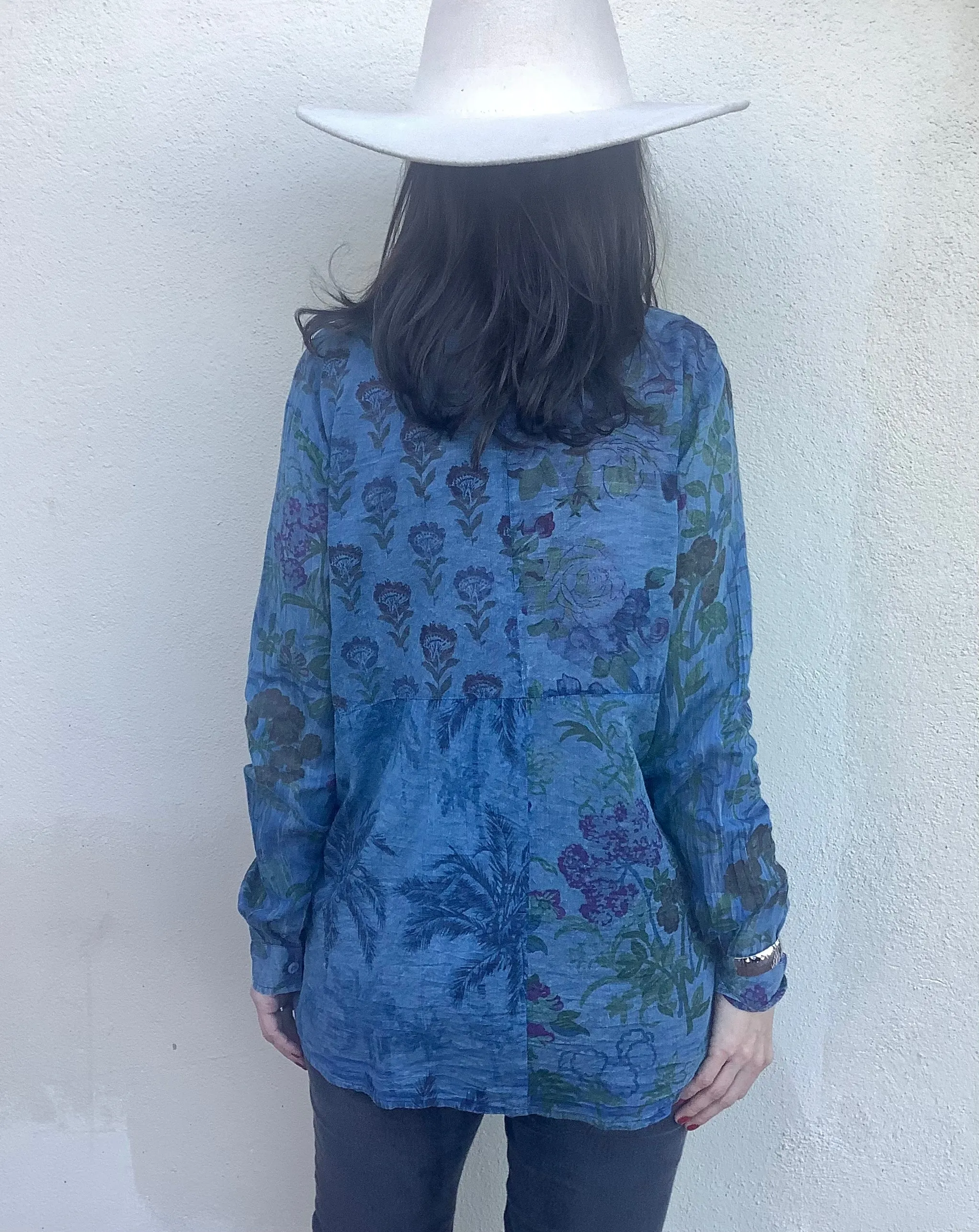 Indigo Breeze Blouse