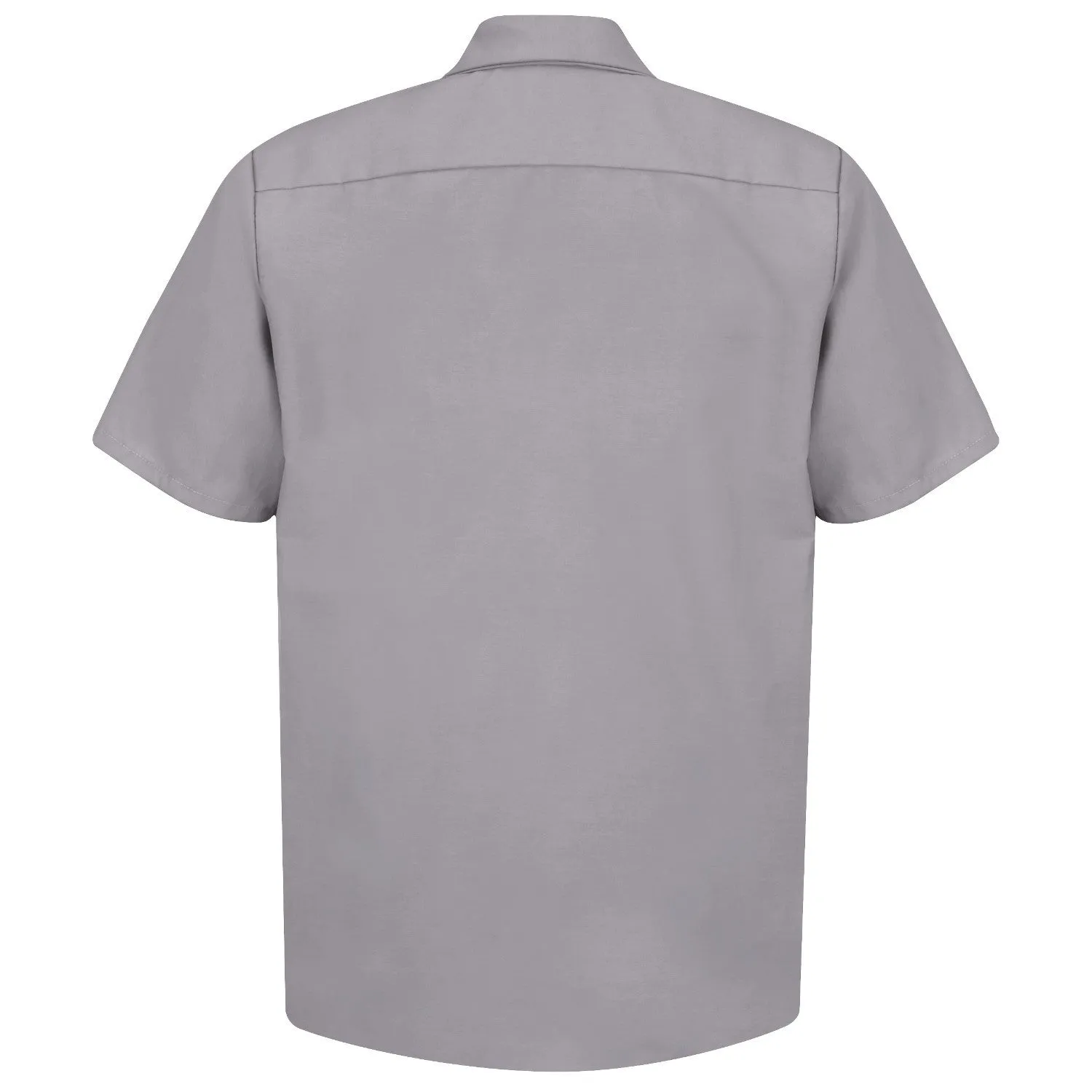 Industrial Work Shirt Short Sleeve - Silver Gray