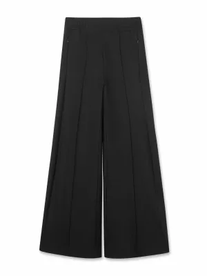 Jersey tailoring palazzo pants