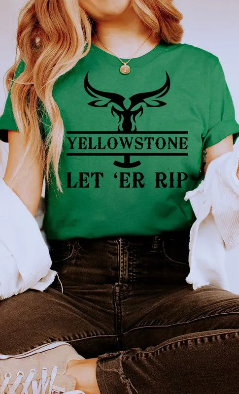 Let Er Rip Western Graphic Tee