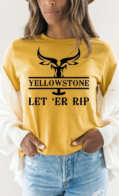 Let Er Rip Western Graphic Tee