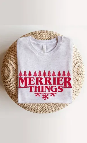 Merrier Things Festive Christmas Graphic Tee