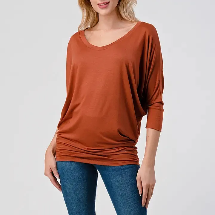 Naturally Soft V-Neck Top