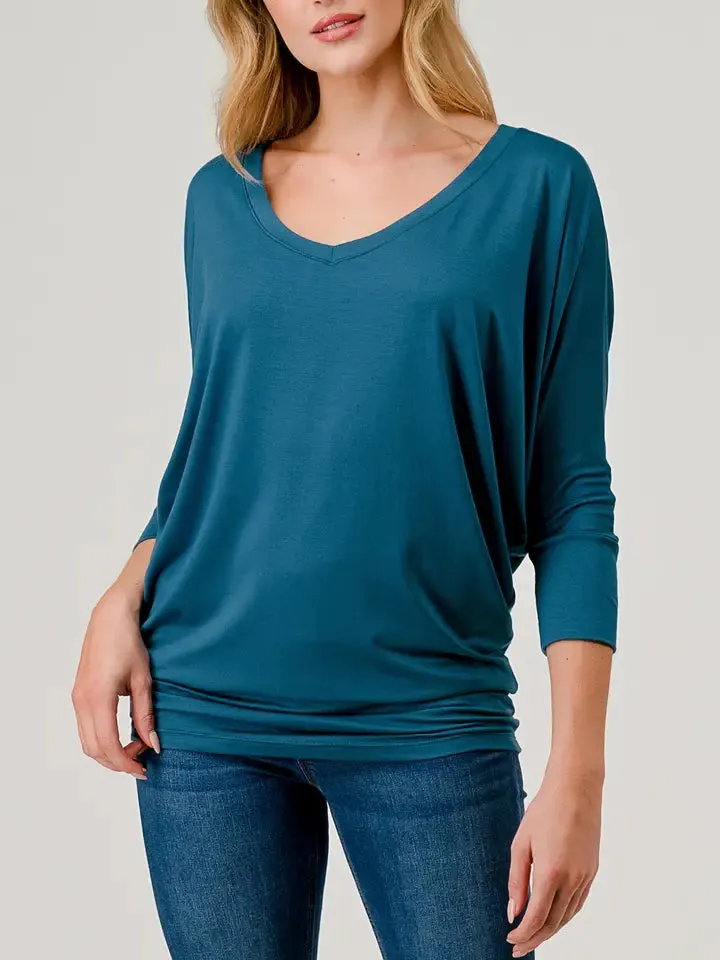 Naturally Soft V-Neck Top