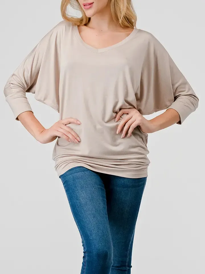 Naturally Soft V-Neck Top