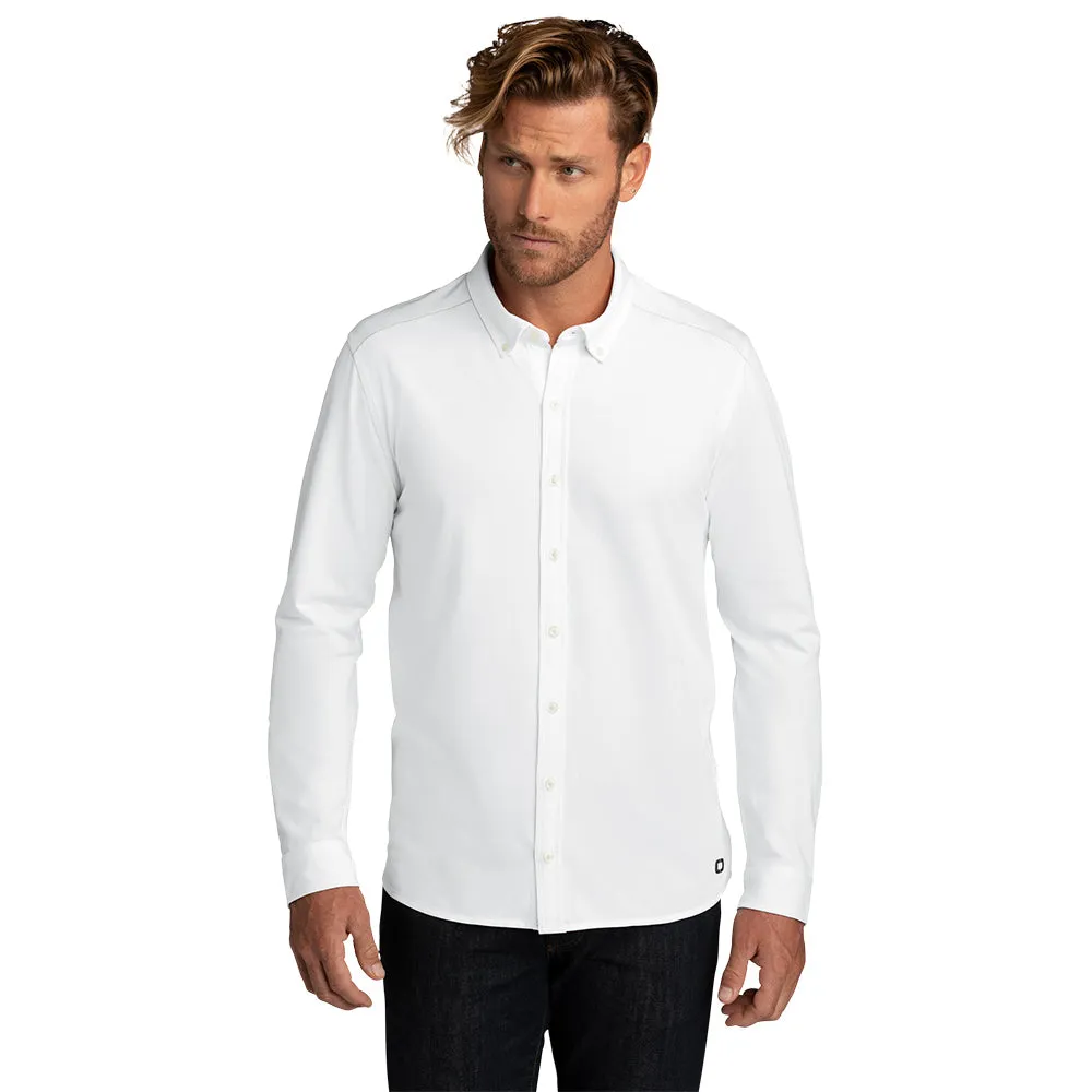 OGIO ® Code Stretch Long Sleeve Button-Up - Bright White