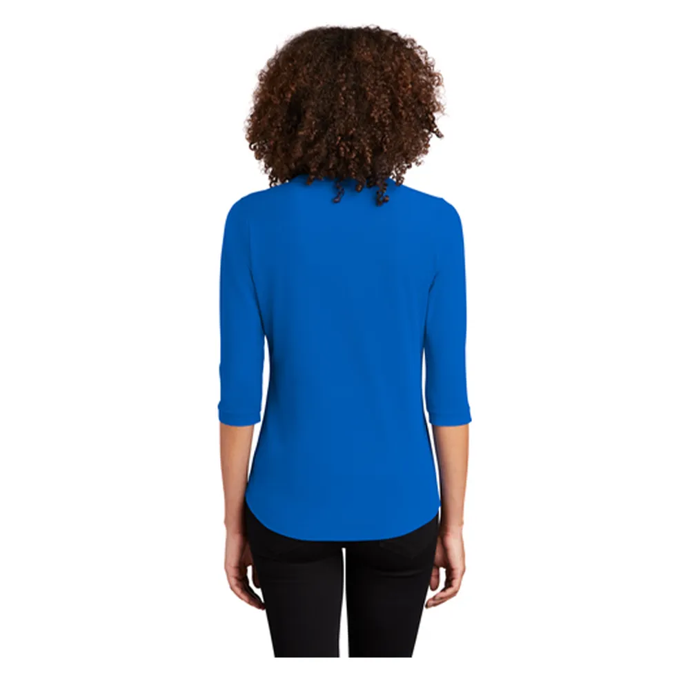 OGIO ® Ladies Jewel Henley - Electric Blue