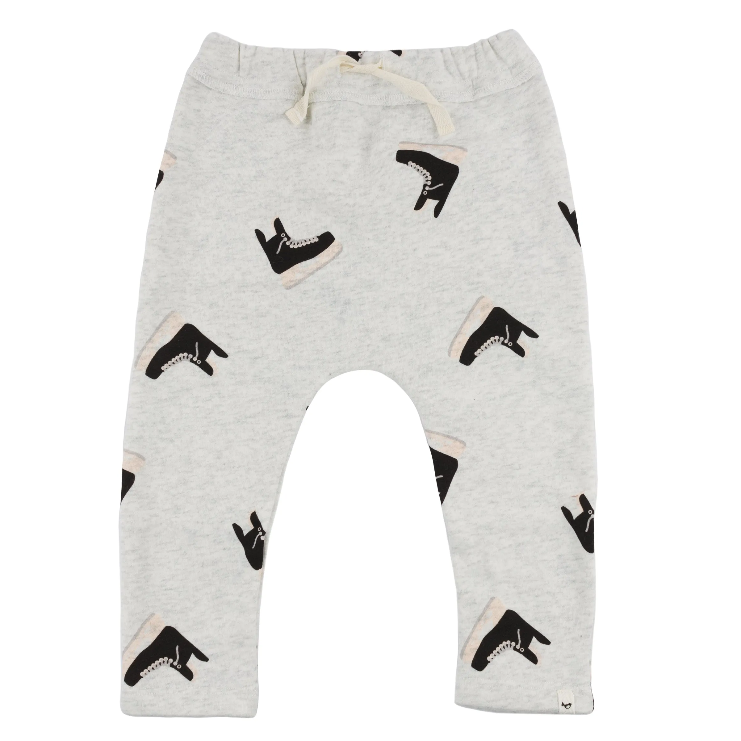 oh baby! Brooklyn Jogger Pants - Hockey Skate Print - Heather Gray