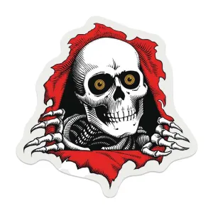 Powell Peralta Ripper Clear Ramp Sticker 12"