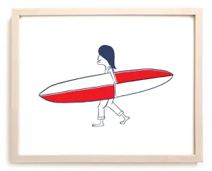 Surfing Art Print "Aces"