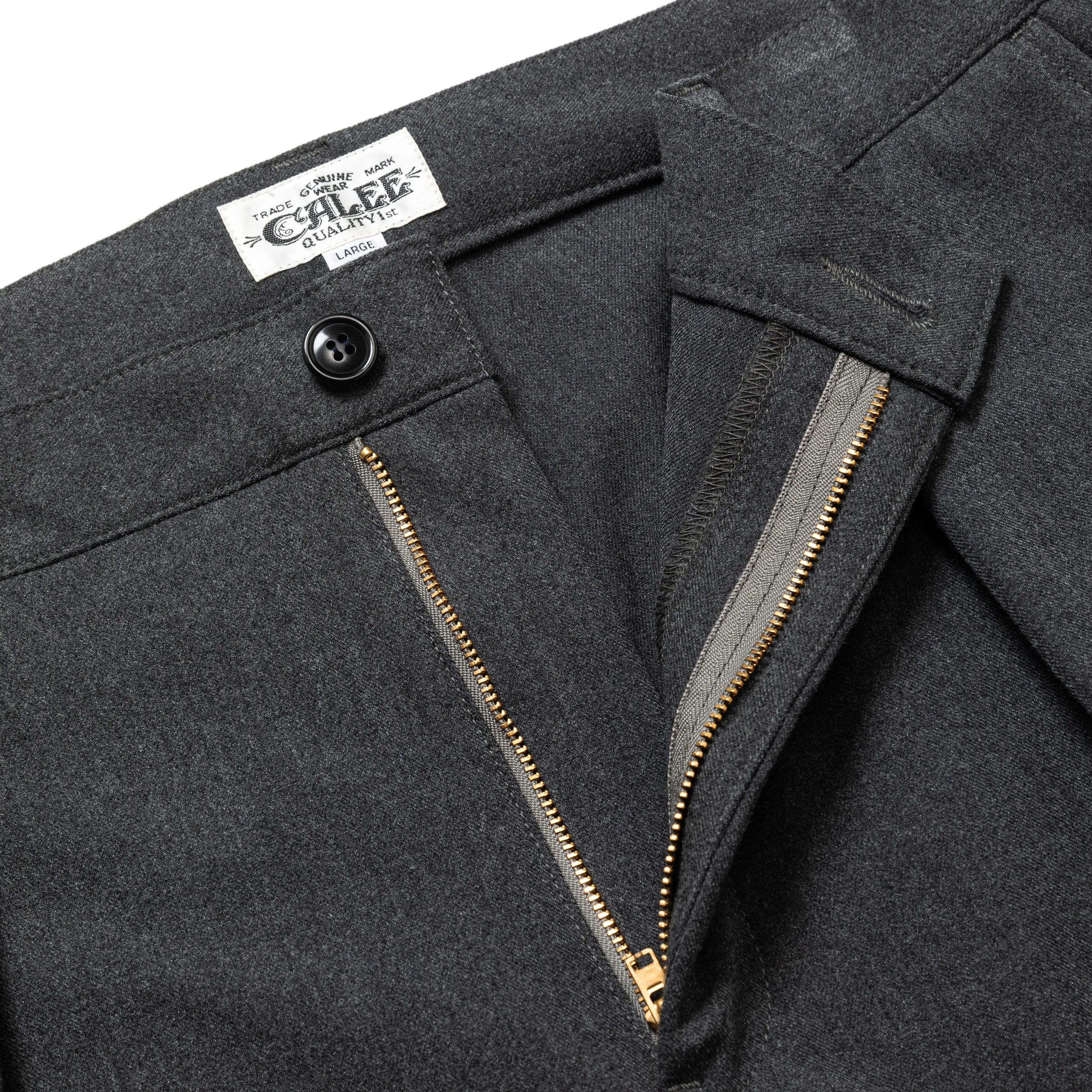 THERMOLITE TWILL TUCK WIDE SLACKS