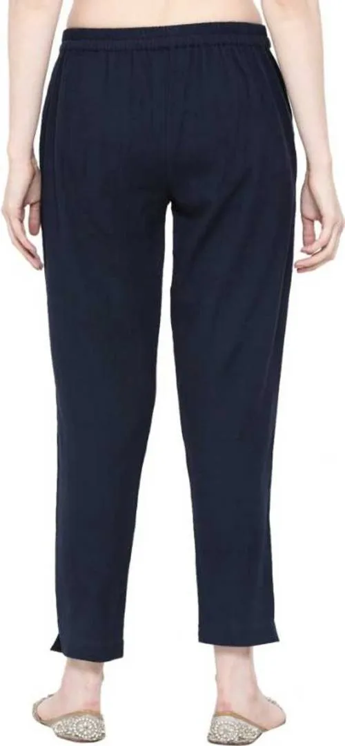 Trendy Attractive Cotton Blend Trouser for Women