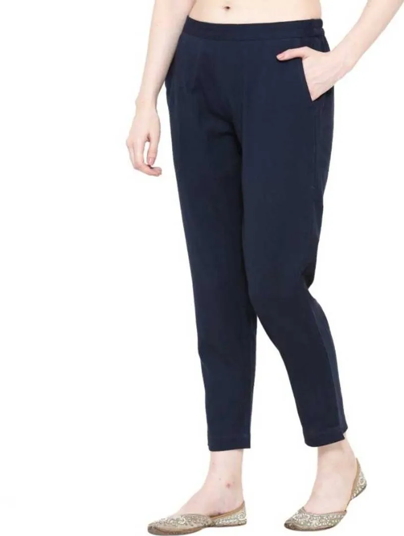 Trendy Attractive Cotton Blend Trouser for Women