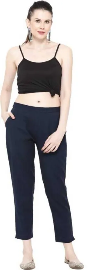 Trendy Attractive Cotton Blend Trouser for Women