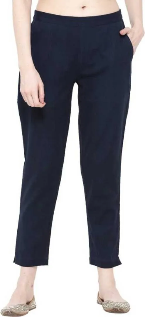 Trendy Attractive Cotton Blend Trouser for Women