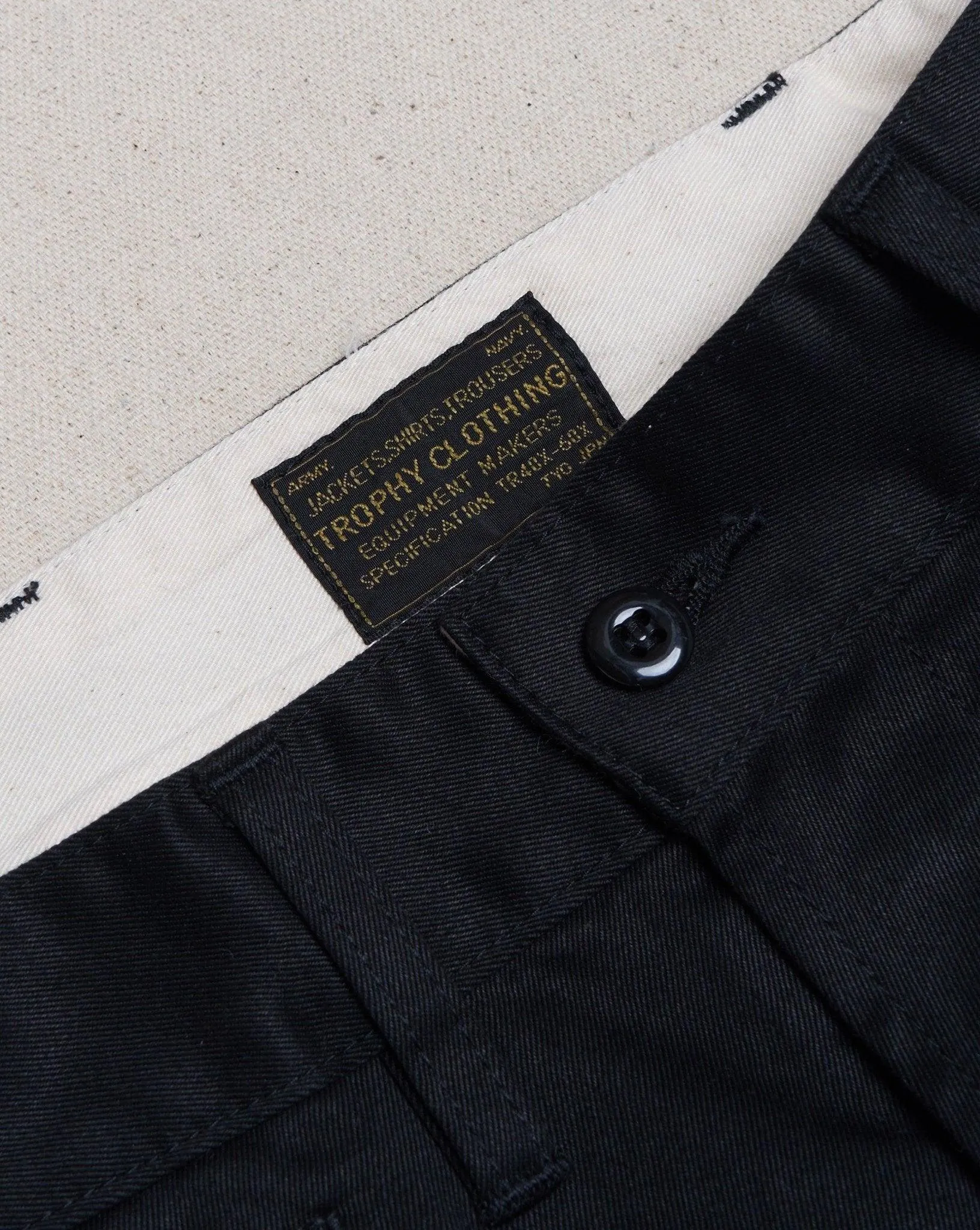 Trophy Clothing 40's Civilian Trousers - Black