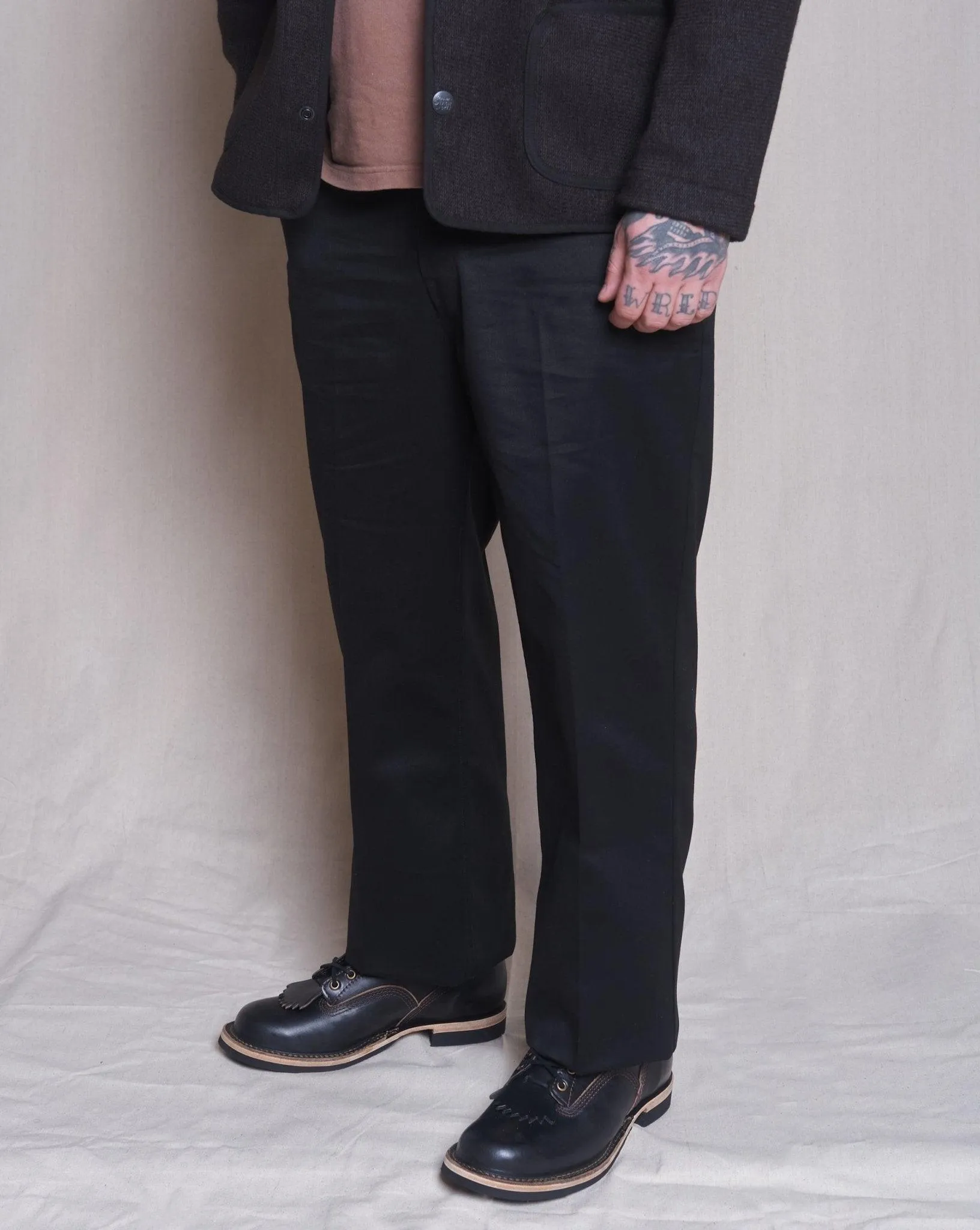 Trophy Clothing 40's Civilian Trousers - Black