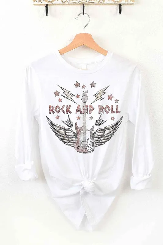 VINTAGE ROCK AND ROLL LONG SLEEVE TEE