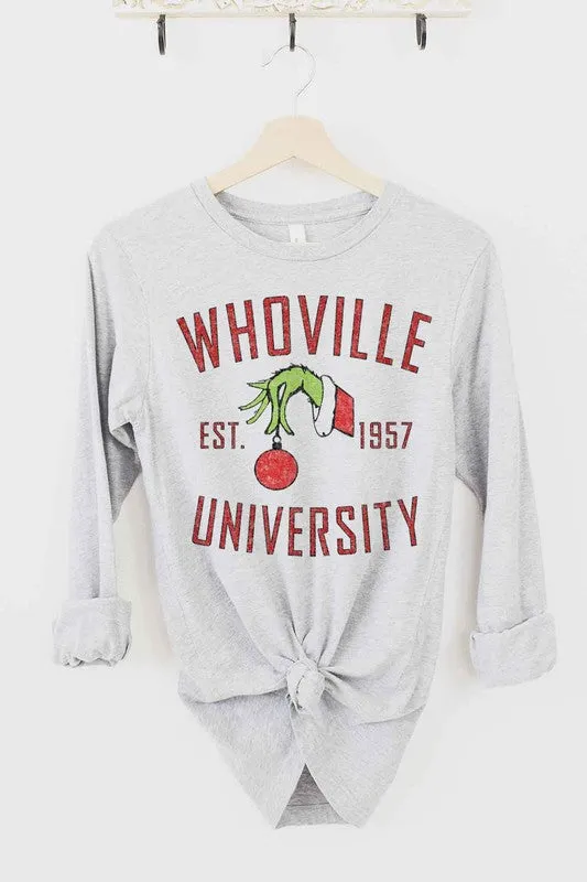 WHOVILLE UNIVERSITY LONG SLEEVE TEE